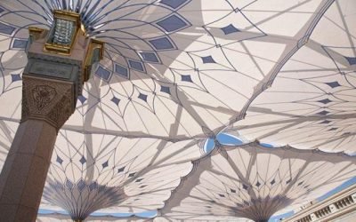 Pembangunan Payung Terbesar di Masjidil Haram
