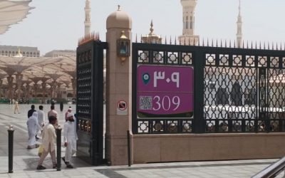 Arti Warna dan Nomor di  Pintu Gerbang Masjid Nabawi