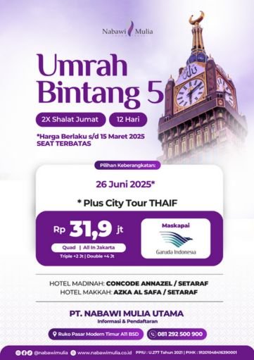 UMRAH BINTANG 5